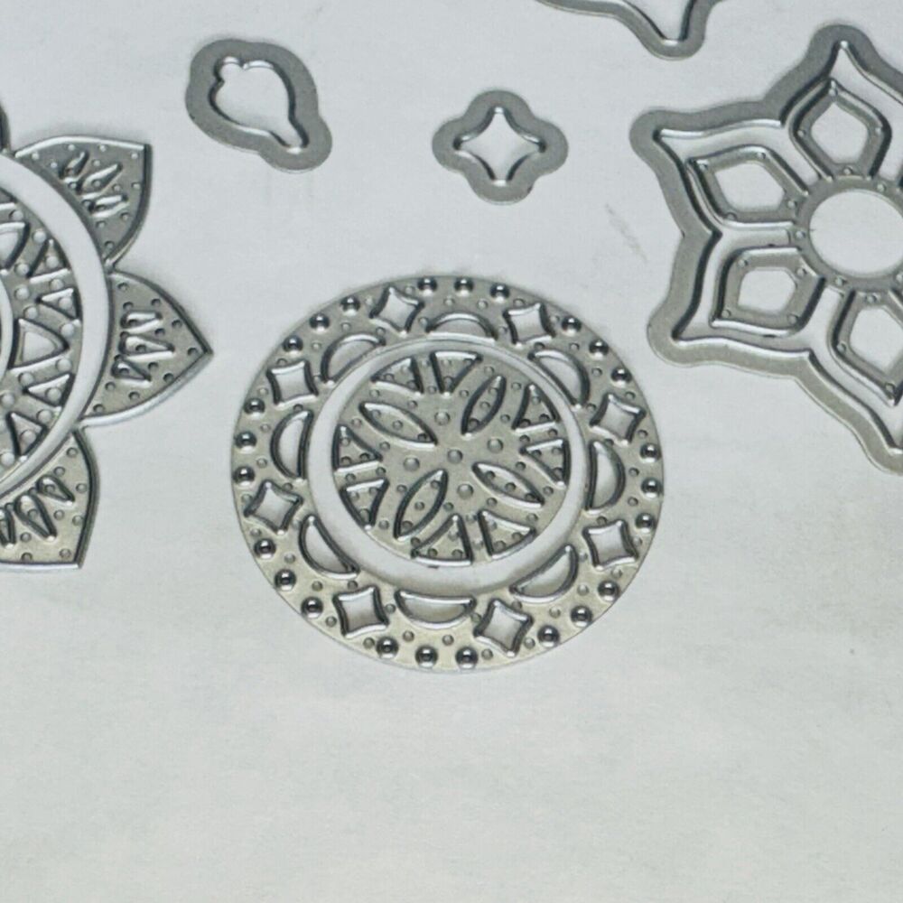Stampin Up Eastern Beauty Set Of 21 Stamps & Eastern Medallions Thinlits Dies - Picture 12 of 13